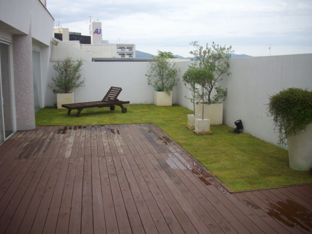 某結婚式場　屋上芝改修工事